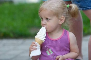 Mega Cone Ice Cream Little Girl